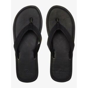 Quiksilver - pantofle MOLOKAI NUBUCK II blackest black Velikost: 44