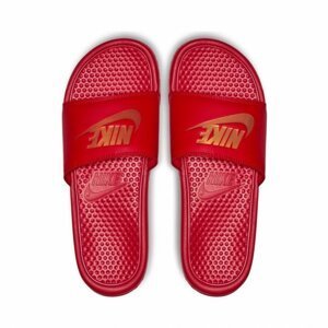 Nike pantofle BENASSI JDI red/gold Velikost: 11