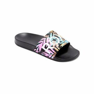 Roxy pantofle Slippy II black multi Velikost: 9