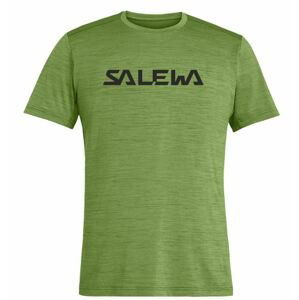 Salewa tričko Puez Hybrid 2 Dry M S/S Tee yucca melange Velikost: 2XL