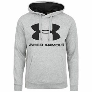 Under Armour - mikina RIVAL FLEECE LOGO HOODIE gery heather Velikost: XL