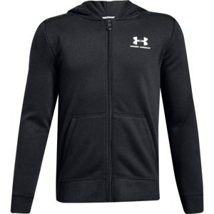 Under Armour - mikina EU Cotton Fleece Full Zip black Velikost: YXL