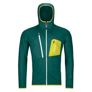 Ortovox mikina Fleece Grid Hoody M pacific green Velikost: L