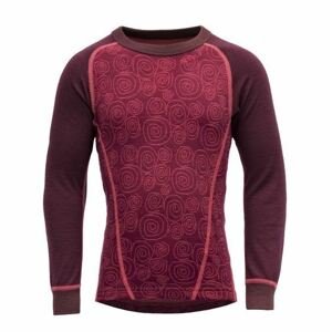 Devold tričko Duo Active Merino Shirt Kid red Velikost: 4