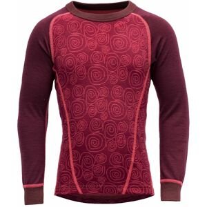 Devold tričko Duo Active Merino Kid beetroot Velikost: 4