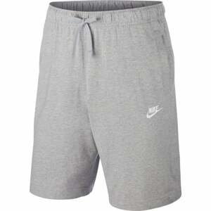 Nike šortky Shortswear Club Fleece Hr. grey Velikost: XL