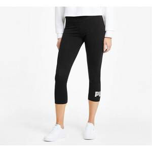 Puma legíny Ess 3/4 Logo Leggings black Velikost: XL