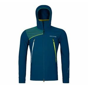 Ortovox bunda Pala Hooded Jacket petrol blue Velikost: L