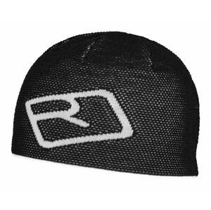Ortovox čepice Merino Logo Knit Beanie black raven Velikost: UNI