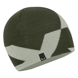 Salewa čepice Pure Reversible Am Beanie dark olive Velikost: UNI