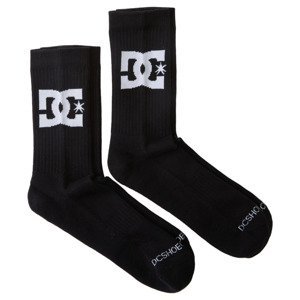 DC ponožky Dc Star Crew 2Pk black Velikost: UNI