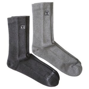 DC ponožky  Shoe Co Crew 2Pk light grey Velikost: UNI