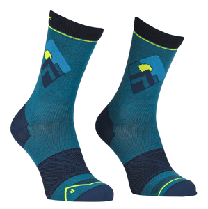 Ortovox ponožky Alpine Light Comp Mid Socks M mountain blue Velikost: 39-41