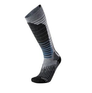 UYN - ponožky T SKI SNOWBOARD SOCKS light grey/black Velikost: 42/44
