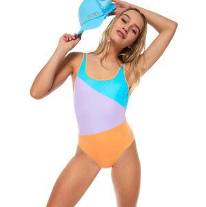 Roxy plavky Colorblock Party One Piece bchelor button Velikost: M