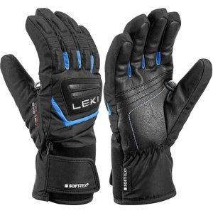 Leki rukavice Griffin 3D Jr black cyan Velikost: 6