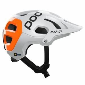 POC helma Tectal Race MIPS NFC white/orange Velikost: 59-62