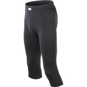 Pánské merino 3/4 spodky LASTING Wort černé Velikost: L