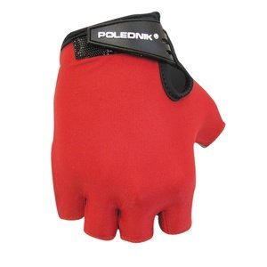 Cyklo rukavice POLEDNIK Basic dětské - červené