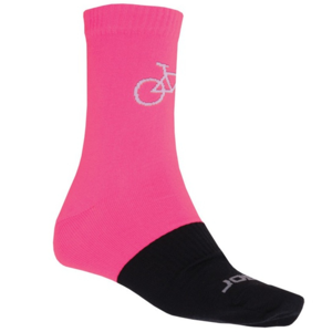 Ponožky SENSOR Merino Wool Tour růžovo-černé - vel. 3-5 