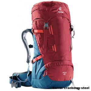 Deuter batoh Fox cranberry-steel