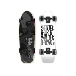 Skateboard STREET SURFING Cruiser Kicktail 28" White Soul