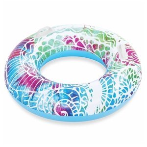 Nafukovací kruh BESTWAY Summer Swim modrý - 91 cm