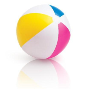 Nafukovací plážový míč barevný 61 cm