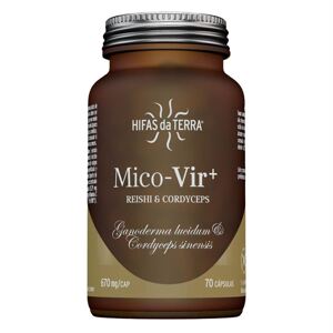 Hifas da Terra Mico-Vir+ 70 kapslí (Reishi a Cordyceps)