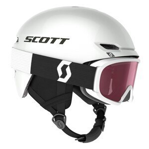 SCOTT Dětská lyžařská helma s brýlemi  Keeper 2 + Jr Witty M Bílá 2023/2024 Dětské