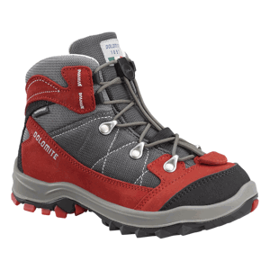 Outdoorová obuv Dolomite Jr Davos Wp Fiery Red/Anthracite Grey 33