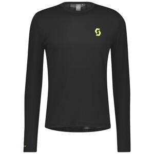 Pánské běžecké tričko s dlouhým rukávem Scott RC Run Černá XXL