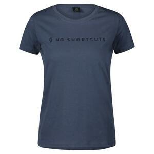 SCOTT Dámské tričko s krátkým rukávem  No Shortcuts Modrá M