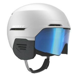 SCOTT Lyžařská helma  Blend Plus LS S Bílá 2023/2024 Unisex, Pánské