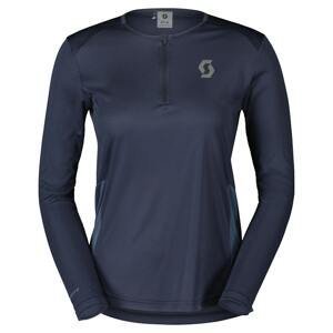Dámské běžecké tričko s dlouhým rukávem Scott Endurance Tech LS Modrá L
