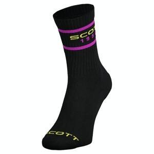 Běžecké ponožky Scott Retro Casual Crew Černá 45-47