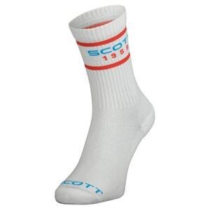 Běžecké ponožky Scott Retro Casual Crew Bílá 39-41