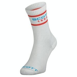 Běžecké ponožky Scott Retro Casual Crew Bílá 45-47