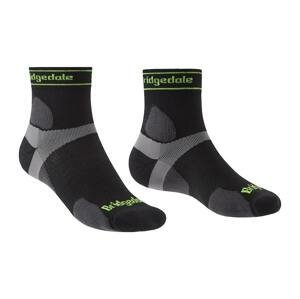 Pánské běžecké ponožky Bridgedale Trail Run Ultralight T2 Merino Sport ¾ Crew Černá XL