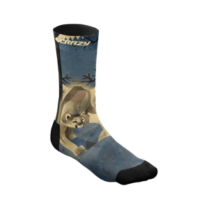 Ponožky Crazy SOCKS Modrá 39-42