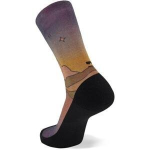 Ponožky Mons Royale Atlas Crew Sock Digital Tmavě červená L