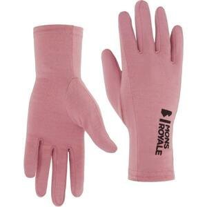 Lehké prstové rukavice z merino vlny Mons Royale Volta Glove Liner Fialová M