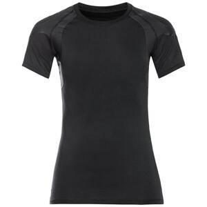 Dámské běžecké triko Odlo T-shirt crew neck s/s ACTIVE SPINE Černá S