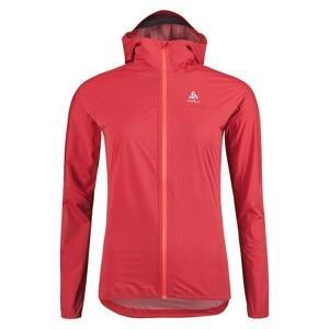 Dámská běžecká bunda Odlo Jacket ZEROWEIGHT WATERPROOF Červená S