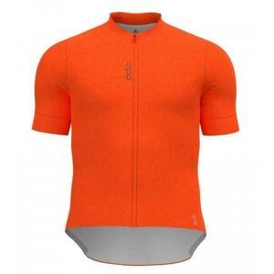 Pánský cyklistický dres Odlo T-shirt s/u collar s/s full zip ZEROWEIG