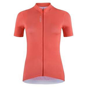 Dámský cyklistický dres Odlo T-shirt s/u collar s/s full zip ZEROWEIG