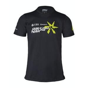 Pánské cyklistické triko Q36.5 Pro Cycling Team T-shirt Černá M