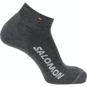 Běžecké ponožky Salomon SUNDAY SMART ANKLE Šedá L