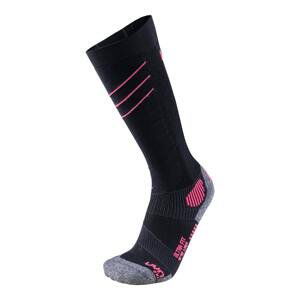 Dámské lyžařské podkolenky UYN SKI ULTRA FIT WOMEN'S SKI SOCKS Černá 35-36