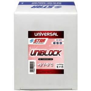 Jemný vosk určený na tréninkové využití Star Ski Wax Uniblock Plus 1kg